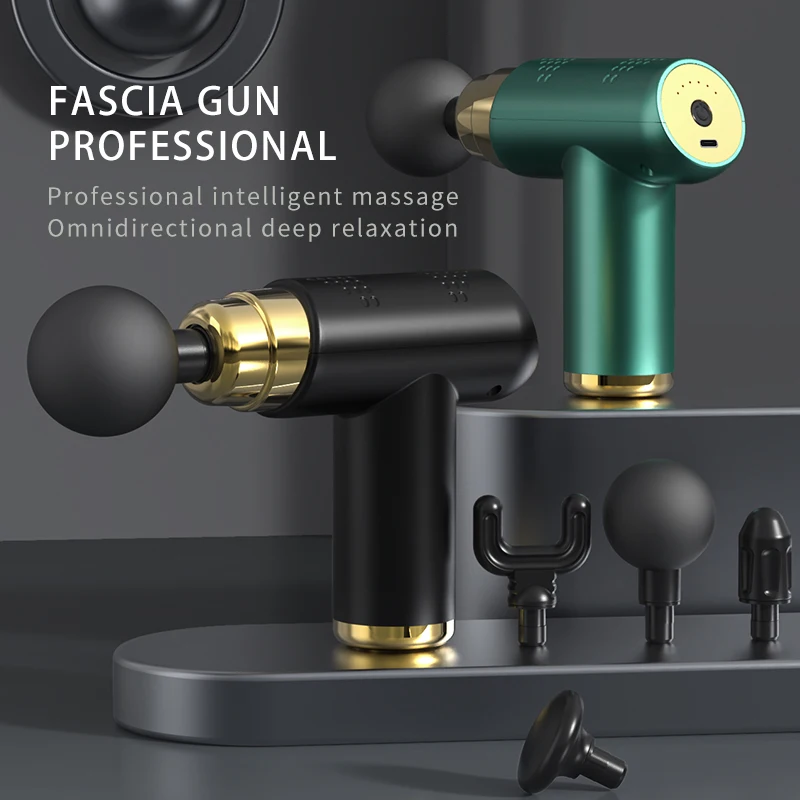 

Portable Massage Gun Deep Tissue Muscle Electric Massager Pain Relief For Body Neck Back Relaxation Fitness Slimming