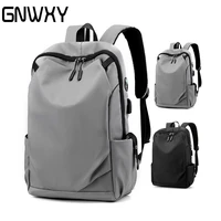 headphone jack portable design usb fast recharge large capacity nylon backpack simplicity light laptop backpacks for 15 6 inch