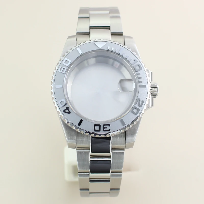 Корпус для часов дайвинга 40 мм браслет однонаправленный безель Seiko NH35 NH36 Miyota 8215 ETA