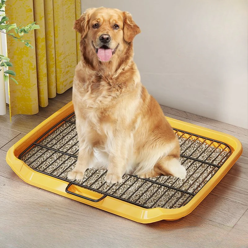 Прочный портативный пластиковый дрессировочный унитаз для собак легко чистится