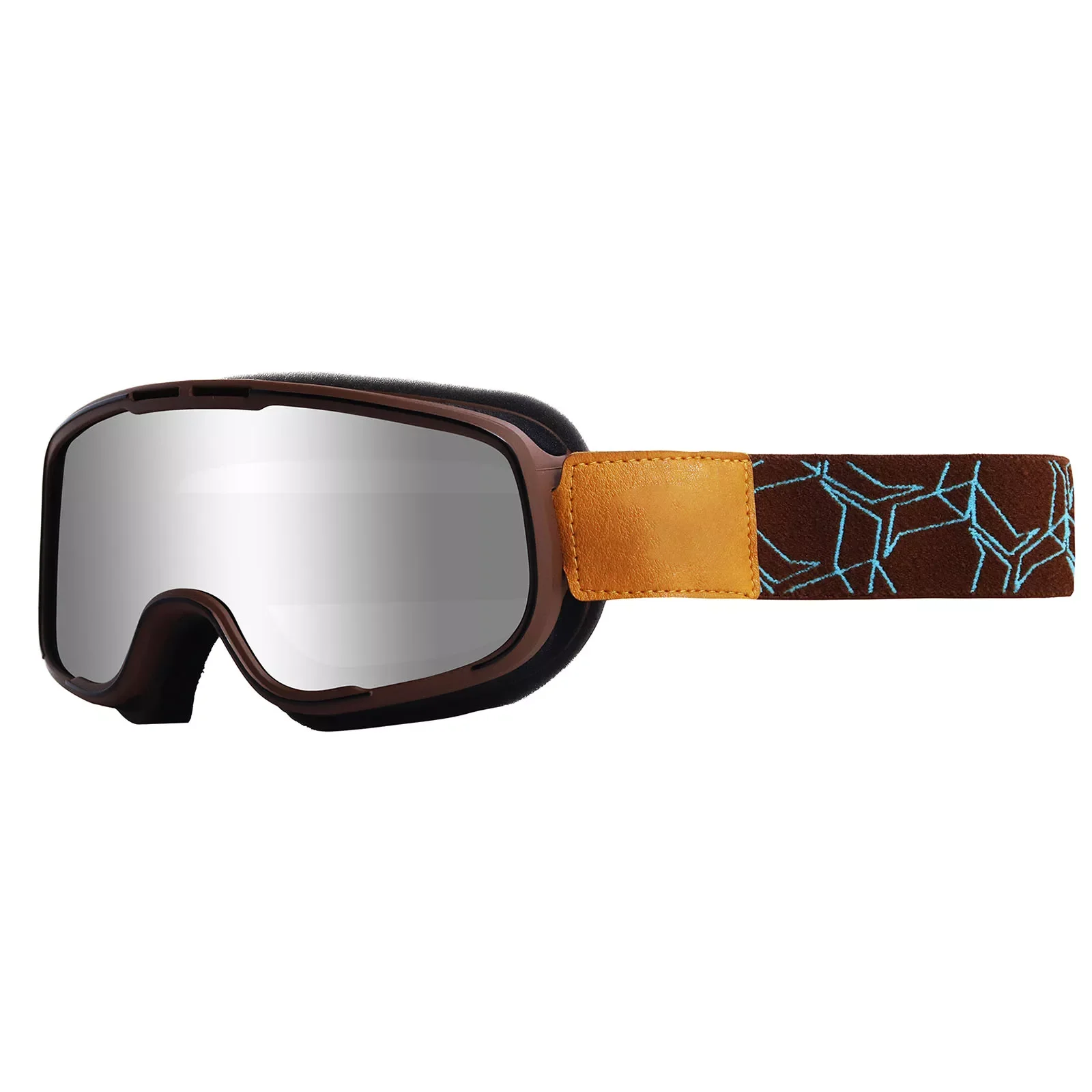 

Retro Motorcycle Glasses Men's Moto Racing Motocross Cafe Racer Windproof Retro Motorcycle Goggles Glasses Scooter Sunglasse