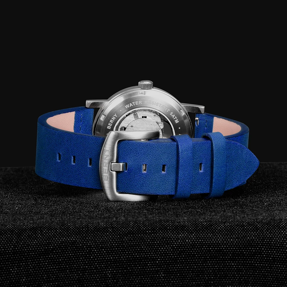 Watch Bands for Women Quick Release Stainless Steel Buckle Waterproof Bracelet Accessories Top Grain Leather Watch Strap for Men