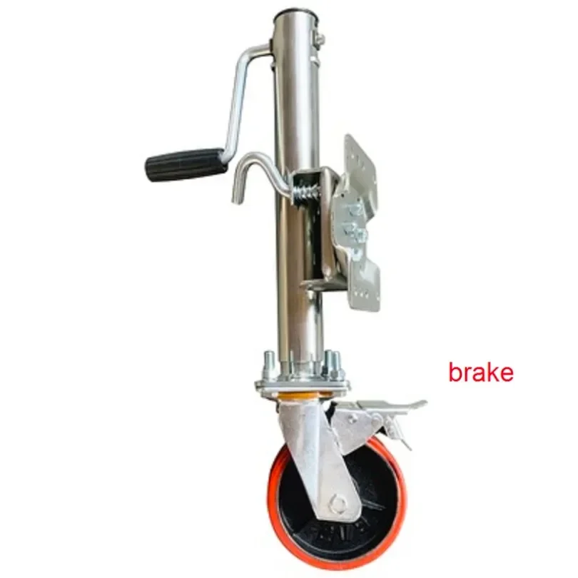 1200LB/540KG 6-дюймовая опора для прицепа с боковыми колесами буксировочного грузовика