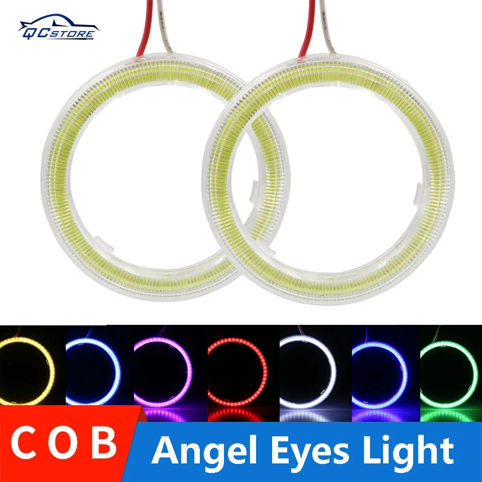 

LED Headlight COB Angel Eyes Bulb Halo Ring Lamp Car Daytime Running Light DRL Fog Light Styling Light Decorative Lights DC 12V