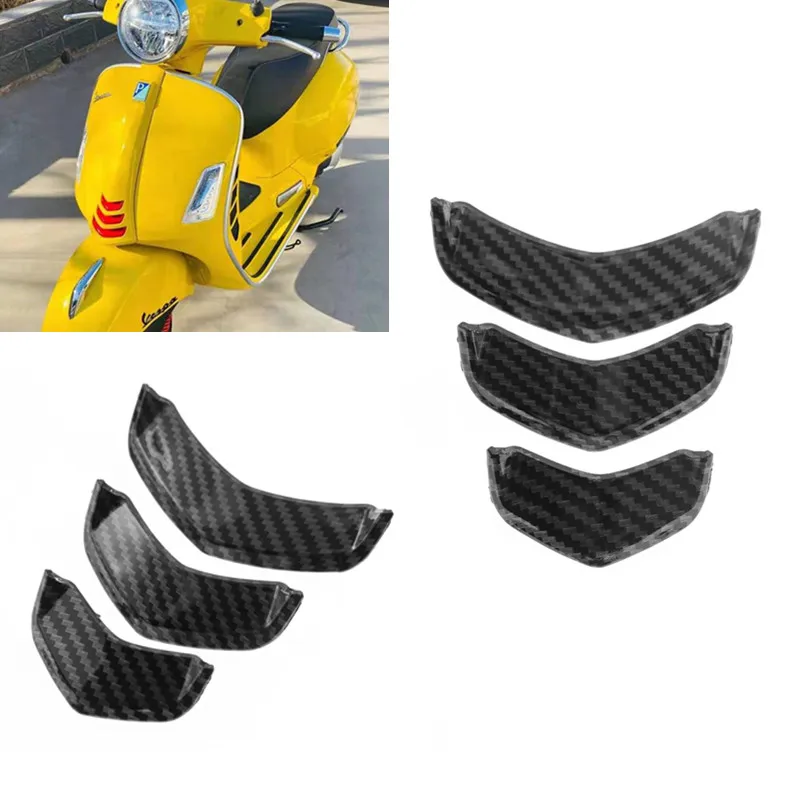 

Motorcycle Accessories Imitation Carbon Fiber Front Cover Decoration Cover for Vespa GTS 300 HPE GTV Super Racing Sixties