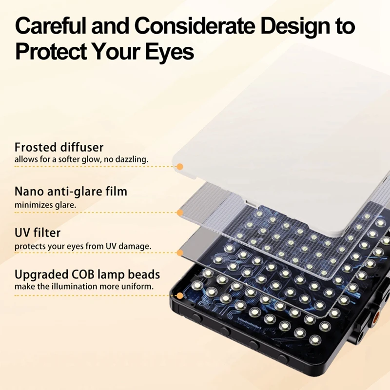 Смартфон заполняющий светильник для селфи 2500K-9000K видеоконференция прямая