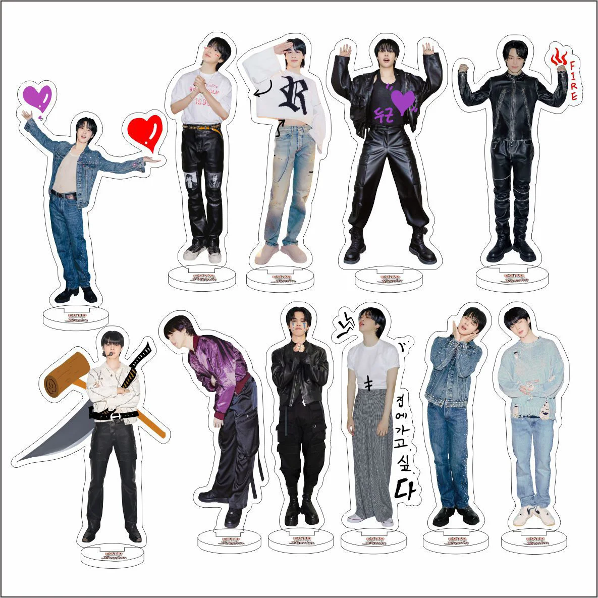 2023 акриловые фото фигурки EMOTION OF THE DAY Kpop