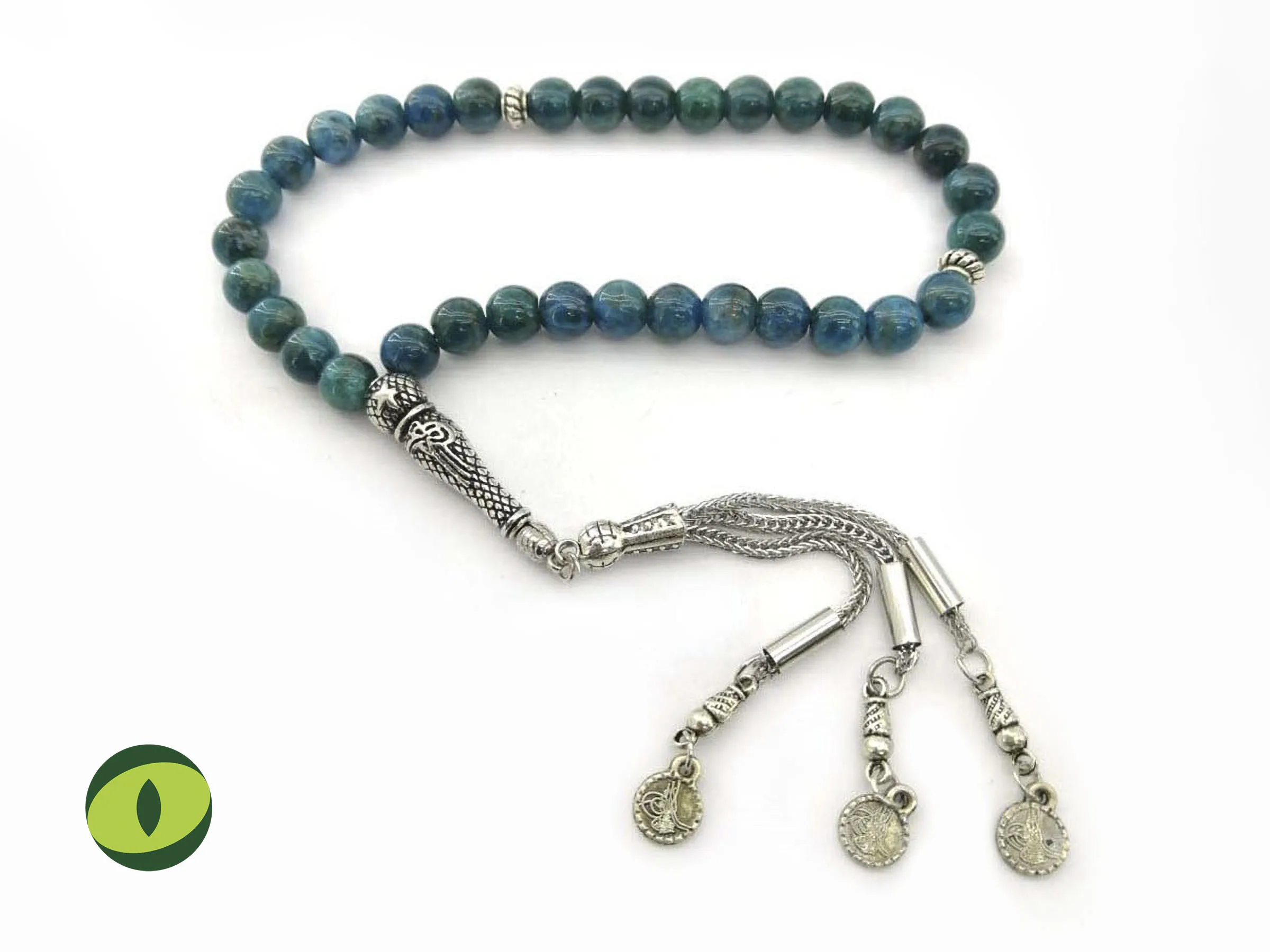 

Бусины APATITE 33 для снятия стресса, Бусины Из рогов Tasbeeh, мужские Модные Кристаллы зодиака, демонстрация времени снятия стресса EDC