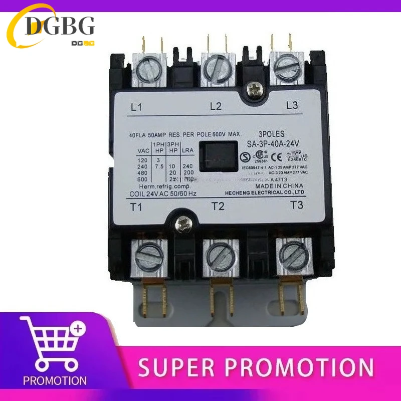 

Контактор DGBG SA-3P-40A-24V