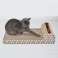 cat scratcher toy corrugated cat scratch board pad grinding nails interactive protecting furniture cat toy large size cardboard