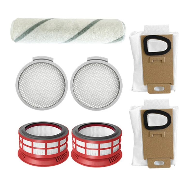 

A06I 7Pcs Front Rear Filter Mount Holders HEPA Filters Accessories Spare Parts Sets Kits For Roborock H7 Vacuum Cleaner