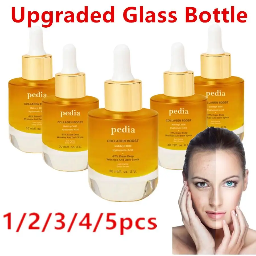 

1/2/3/5X Upgraded Pedia Advanced Collagen Boost Anti Aging Serum Collagen Restoration Essence Brightening Facial Skin Anti Aging