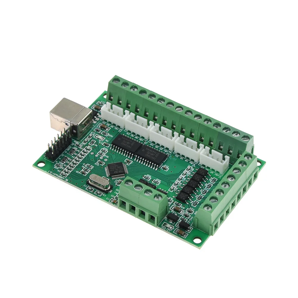 

Driver board USB MACH3 V2.1 100Khz breakout board CNC 5 axis interface driver motion controller compatible TB6600 DM542 DM860H