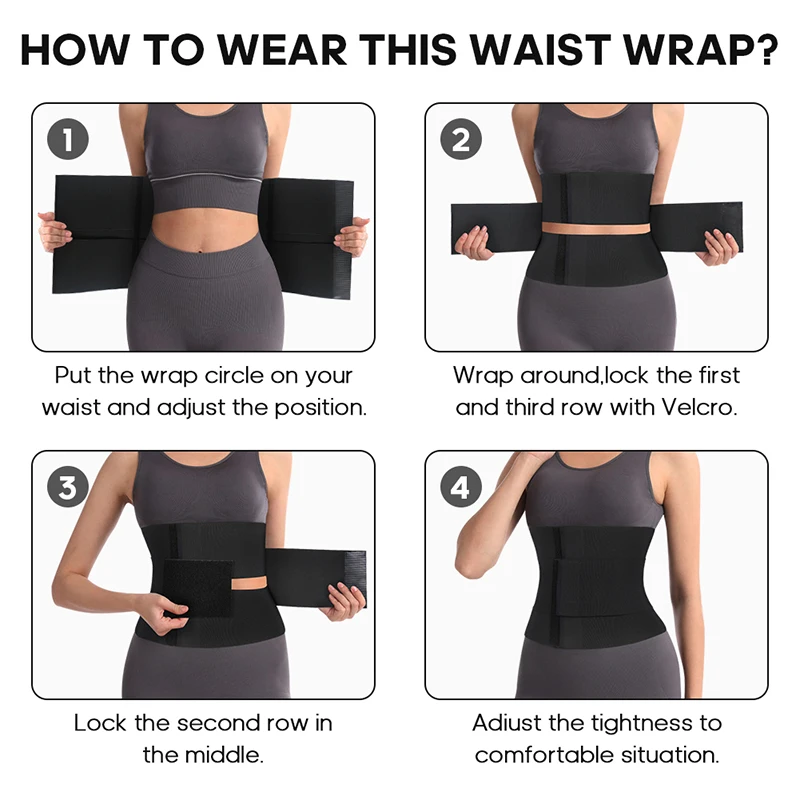 Waist Bandage Wrap Belt for Women Waist Trainer Body Shaper Tummy Slimming Girdles Adjustable Postpartum Reducing Sheath Belt