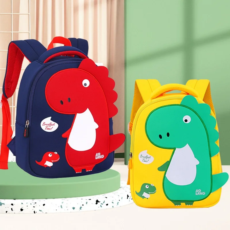 

Baby School Bags 3-4-6 Years Old Kids Bags Children Bag Cute Cartoon Dinosaur Kindergarten Preschool Backpack for Boys Girls