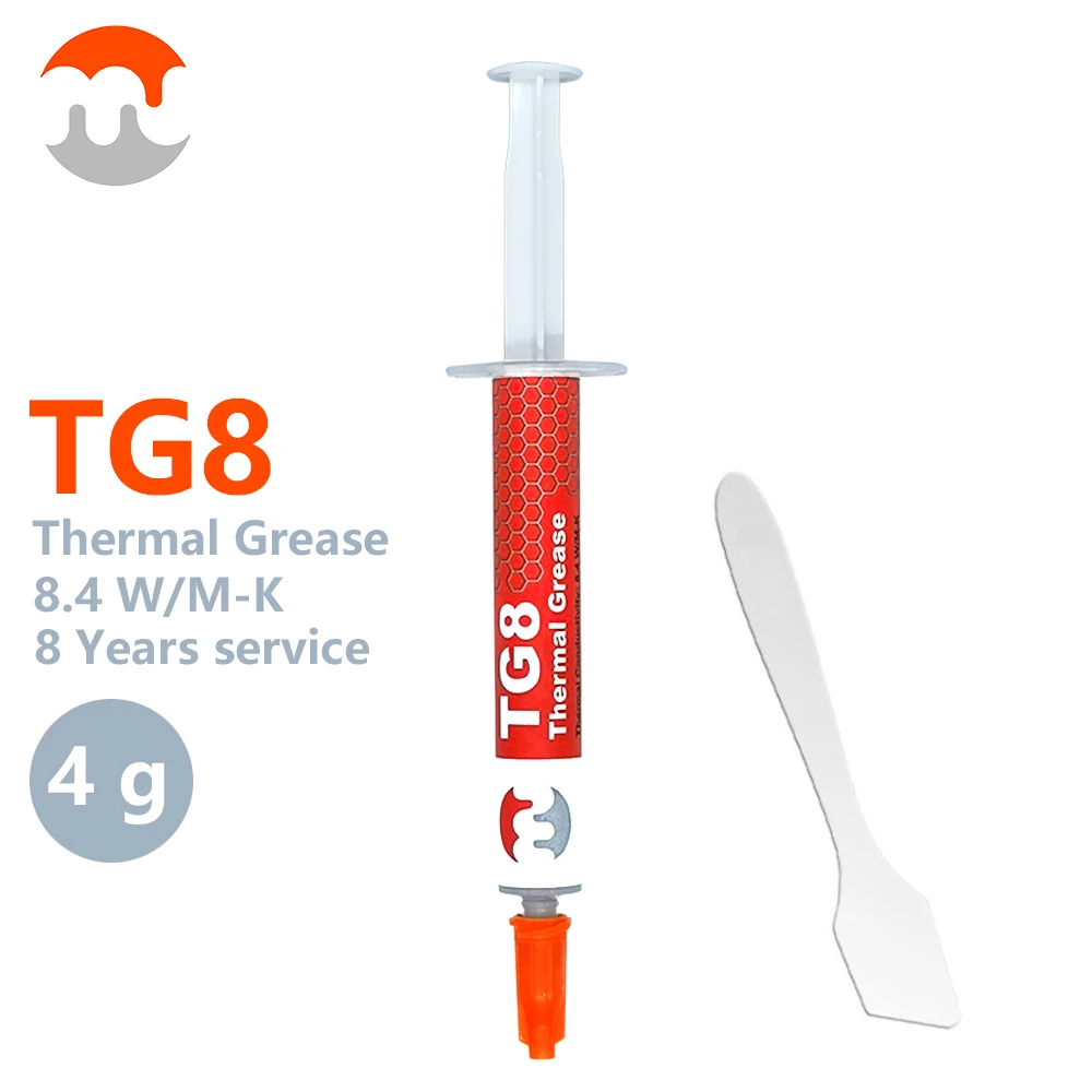 

MJ Cooling Syringe 8.4 W/MK Performance High Thermal Conductivity Non-conductive Heat Sink Compound for Video Card Motherboard