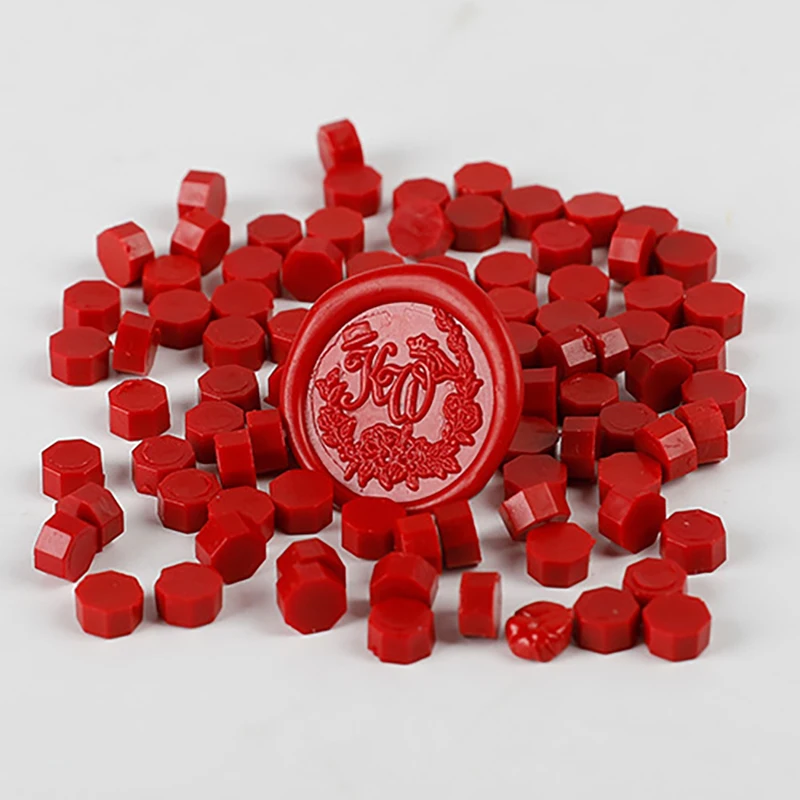 Rosso 100 Pz Sigillo Di Cera Sigillo Perline Fagioli Timbro Per Fai Da Te Matrimonio Festa Di Compleanno Invito Sigillo Di Cera Antica Cera Sigillante