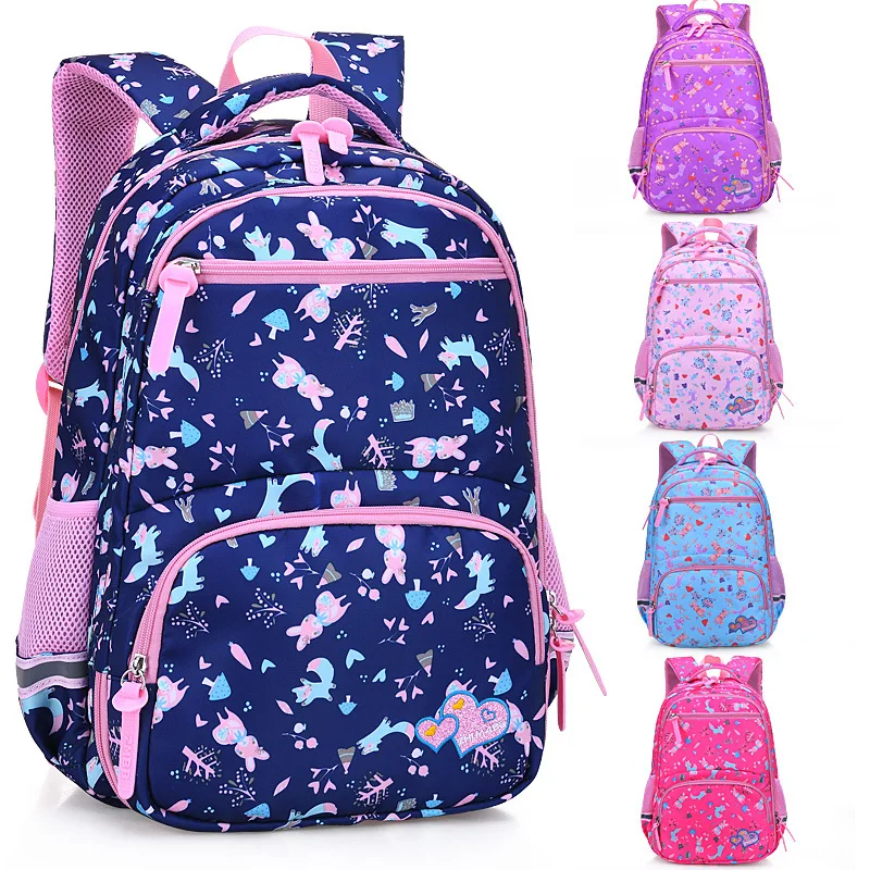 Детские школьные ранцы, портфель для начальной школы для девочек, детский ортопедический рюкзак для принцессы, сумка для книг