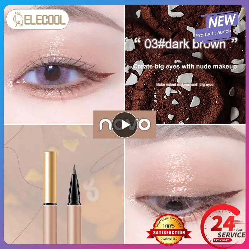 

Colorful Eyeliner Pen 6 Colors Soft Smooth Eye Liner Waterproof Eye Liner Non-smudge Eyeliner Liquid Eyeliner Cosmetics