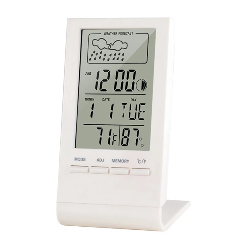 

Indoor/Outdoor Thermometer Hygrometer Indicator Weather Station Automatic Electronic Temperature Humidity Monitor