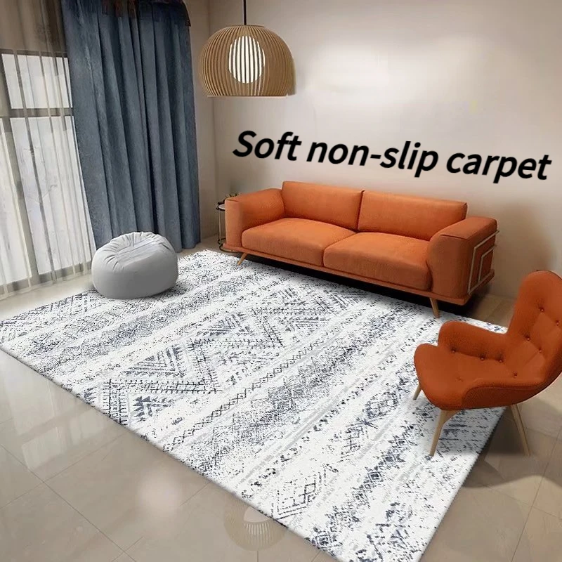 

Большой коврик для домашнего декора, ковер для гостиной, 200x300, большой размер, марокканский стиль, напольные ковры, супермягкий нескользящий коврик для спальни