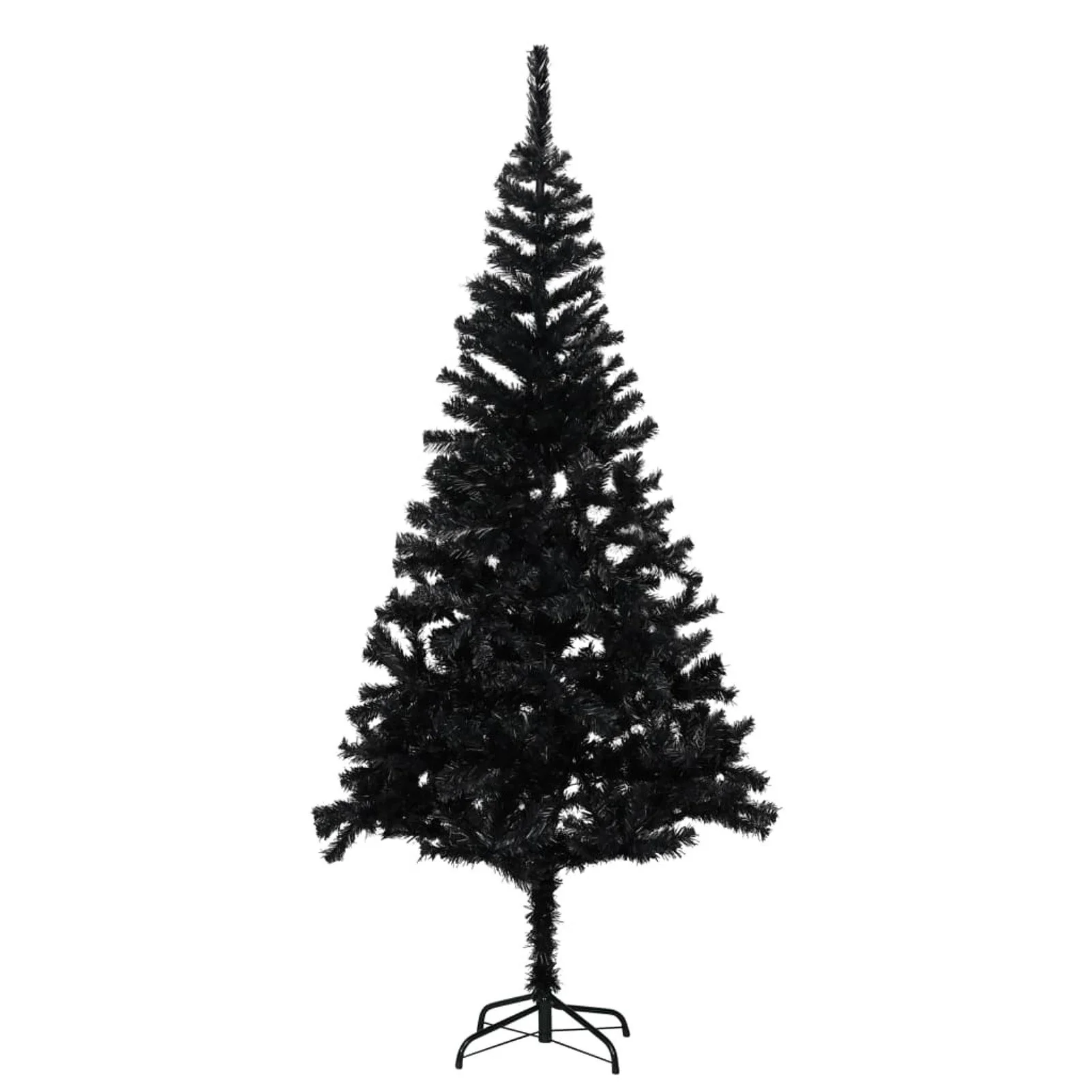 

Artificial Christmas Tree with Stand Black 70.9" PVC