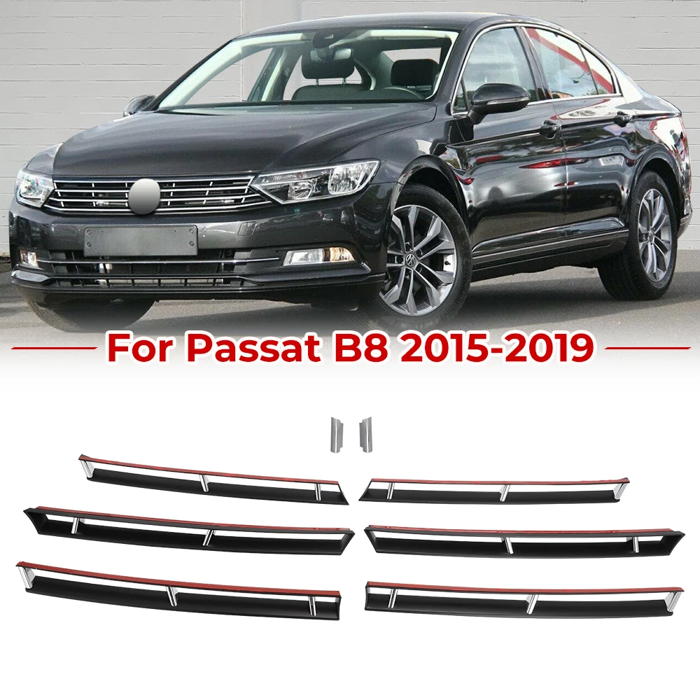Передняя решетка хромированная полоса для VW Passat B8 вариант 2015 2016 2017 2018 модель