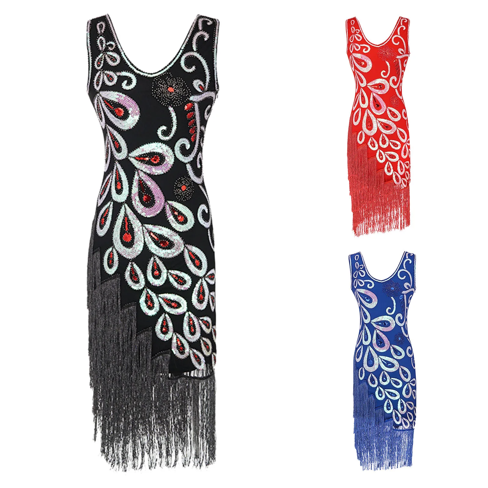 

Женское коктейльное платье миди с V-образным вырезом и коротким рукавом