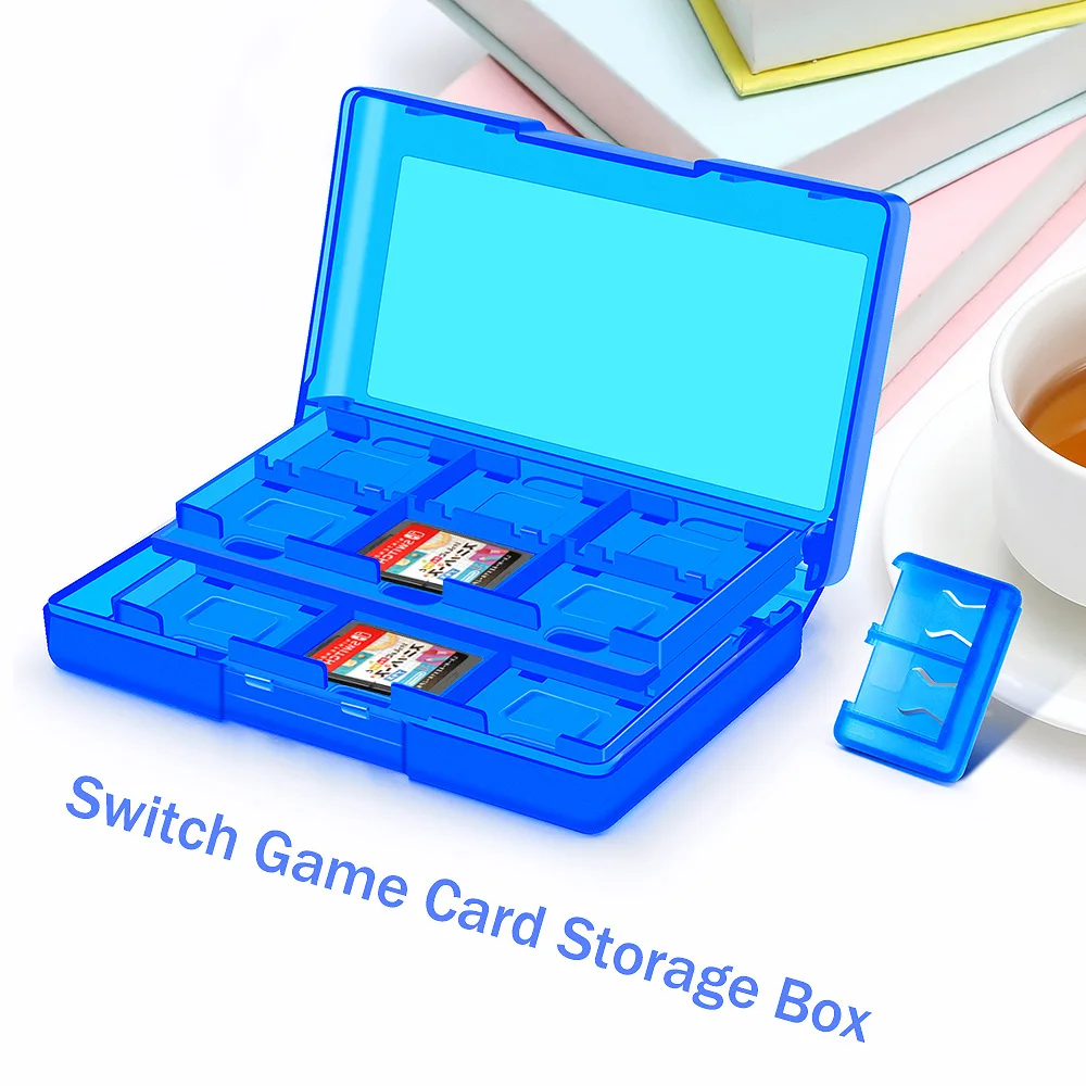 

For Switch Case Accessories 24 in 1 Game Memory Case Holder for Switch NS Protective Storage Box