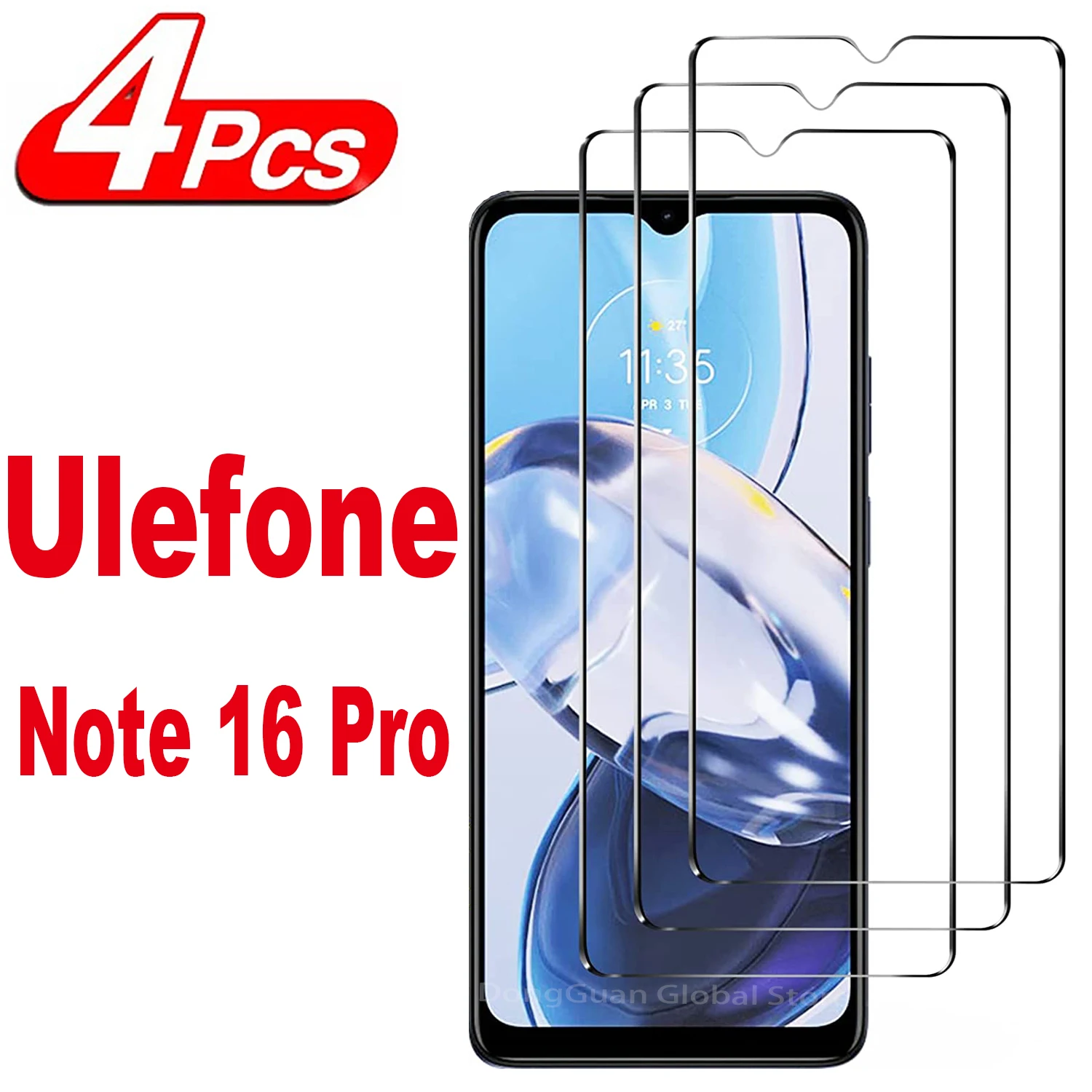 4 шт. закаленное стекло для Ulefone Note 16 Pro Note 14 Note 11P 10P 13P Note 7 7P 9P S11 защита для экрана стеклянная пленка
