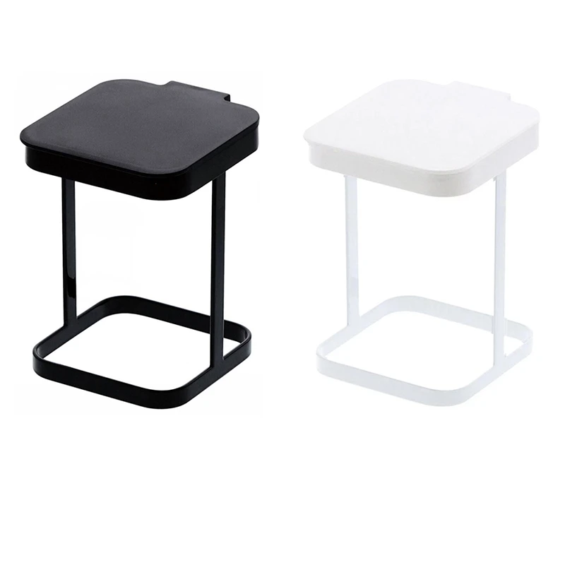 

Office Small Garbage Bin Desktop Trash Can Flip Lid Living Room Paper Basket Home Storage Table Mini