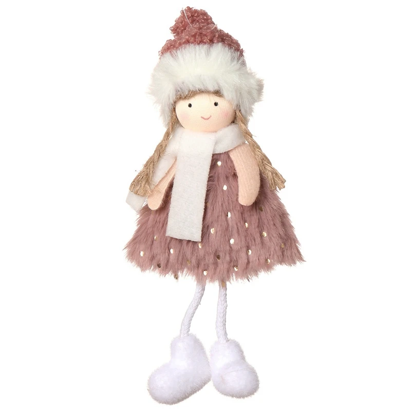 

New Year's Decorations Creative Santa Claus Snow Figure Dolls Pine Tree Pendant Mini Dolls