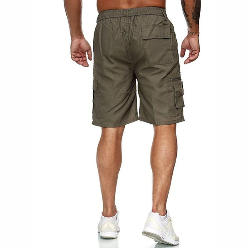 New Men's City Military Cargo Shorts Outdoor Running Sport Shorts Summer Man Fashion Tactical Short Pants Y2k Sweatpants Male