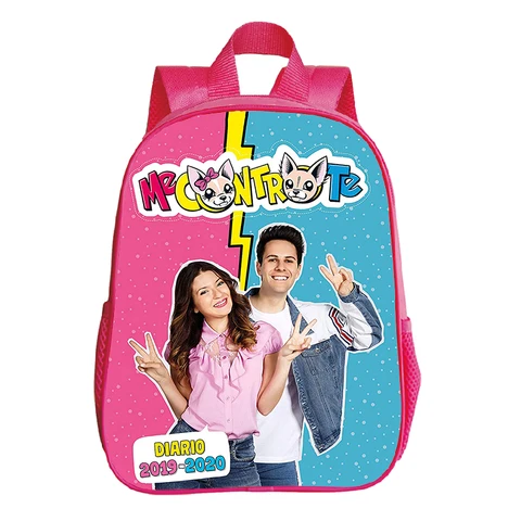 Школьный ранец для мальчиков и девочек, маленькая Портативная сумка для детского сада, розового цвета, 12 дюймов