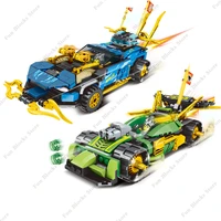 phantom ninja movie road speed 2 racing cars building blocks battle weapons flight vehicle with 2 figure bricks toys boys kids