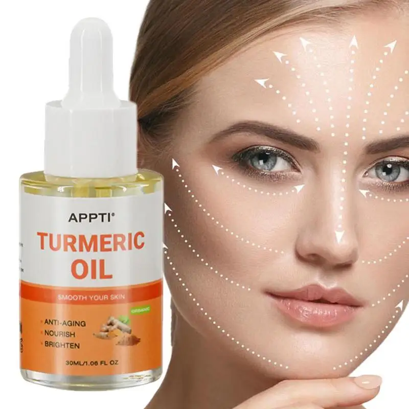 

Face Care Turmeric Facial Acne Cleansing Cream Anti-Aging Serum Remover Dark Spots Whiten Facial Oils Skin Moisturizing Care