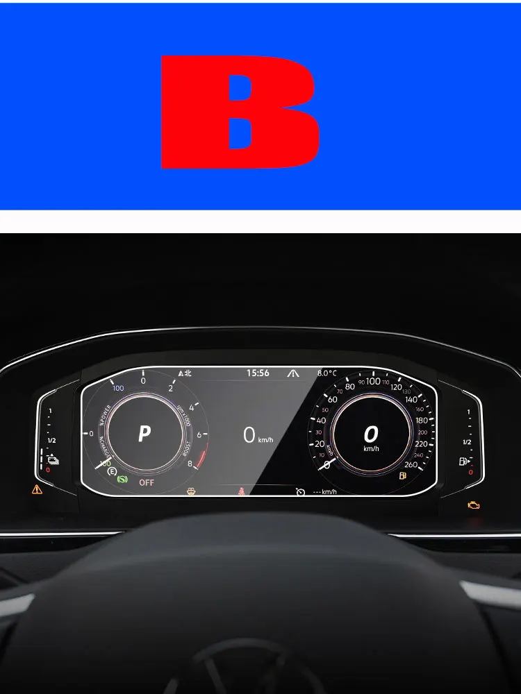 

Для Volkswagen POLO 2022, приборная панель автомобиля, ЖК-экран, закаленное стекло, защитная пленка для экрана, авто наклейка для интерьера, аксессуары