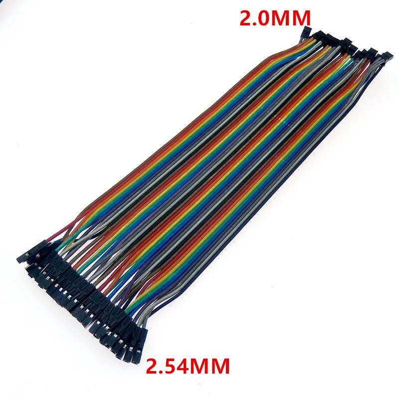 

DUPONT соединительный провод 2.0 мм - 2.54 мм 2P-1P