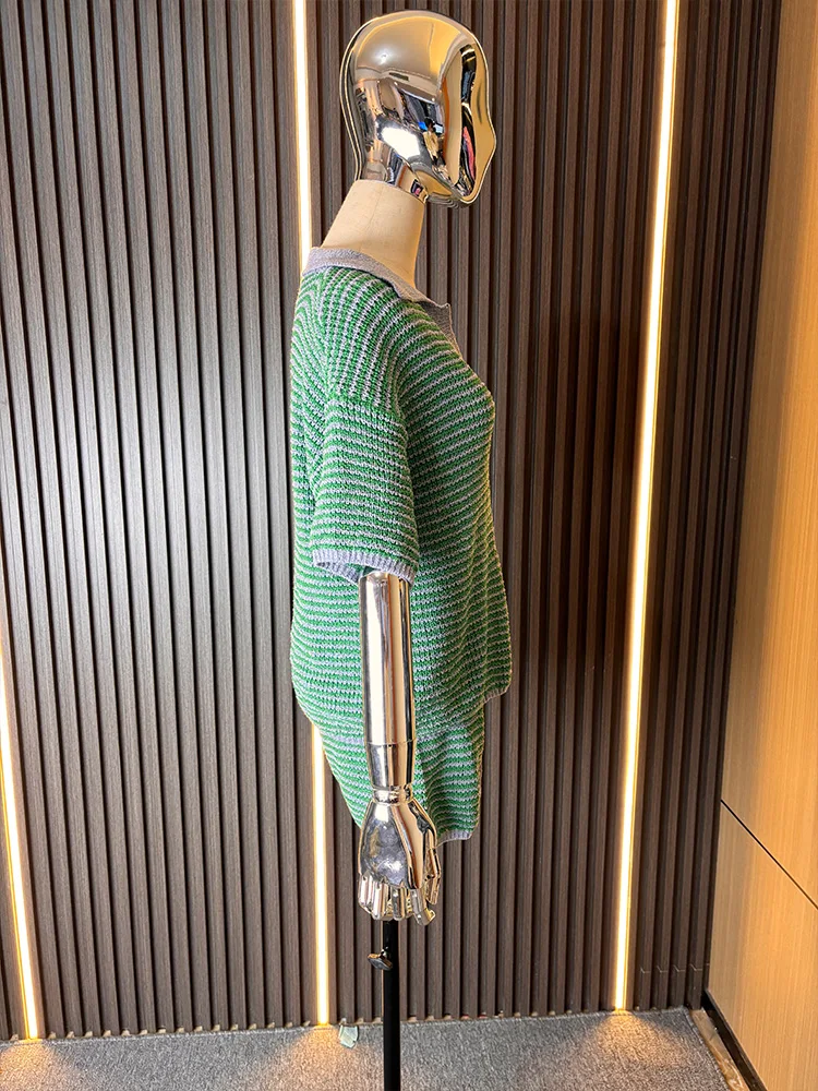 Женская одежда TRAFZARA-2024 трикотажный пуловер с V-образным вырезом + облегающие