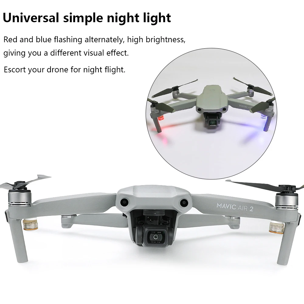 

For DJI Mavic Mini Night Flying Lightweight Led Light Easy Install Signal Warning Anti Lost Searchlight Flashing Drone Parts DIY