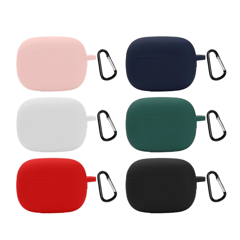 

Silicone Earphone Case Cover Shell with Carabiner for Honor Earbuds 3Pro Wireless Earphone Protective Cover
