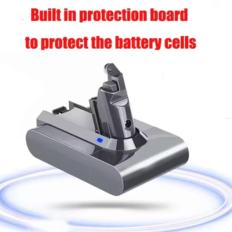Фото Сменный аккумулятор 6000 мАч 21,6 В для ручного пылесоса Dyson V7/SV11 Motorhead Pro V7 Trigger V7 Animal V7 №3