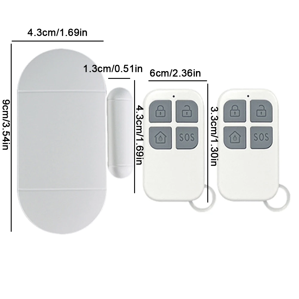 Беспроводная дистанционная дверная сигнализация магнитный датчик домашняя