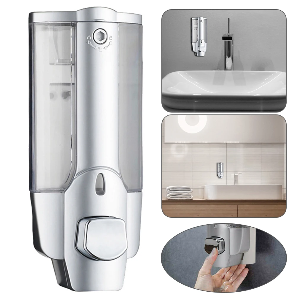 

Wall Mount Soap Dispenser Bathroom Foam Soap Dispenser Hand Sanitizer Holder Shampoo Shower Liquid Dispensers Accessories
