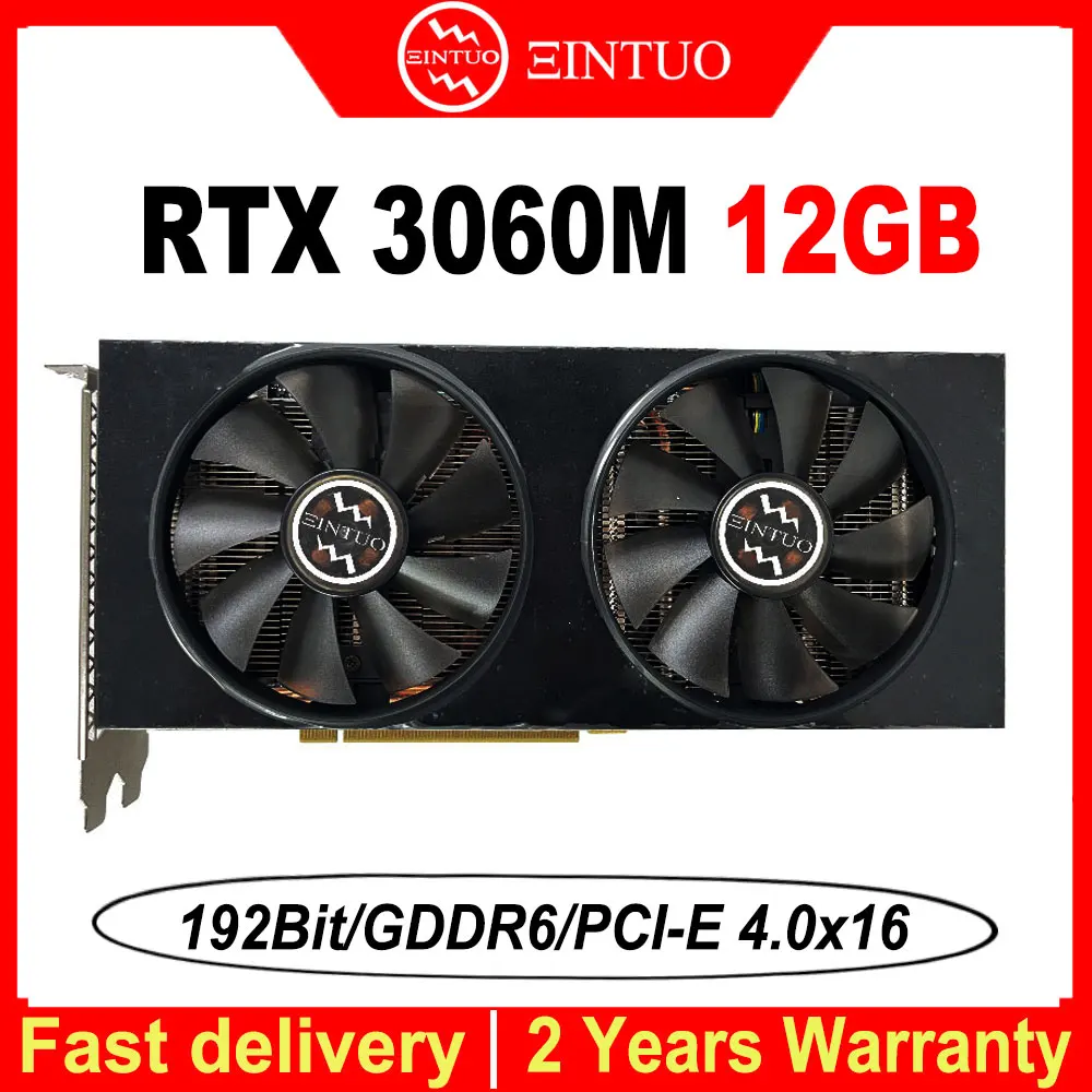 

For Nvidia RTX3060M 12GB game graphics card GDDR6 192bit GPU DP*2 HDMI*2 PCI-E4.0 GeForce rxt 3060 12G video card desktop mining