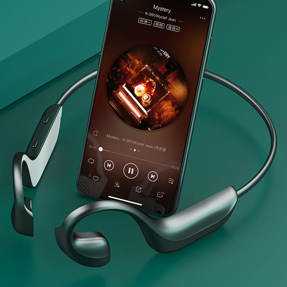 Bluetooth-наушники с костной проводимостью водонепроницаемые микрофоном |