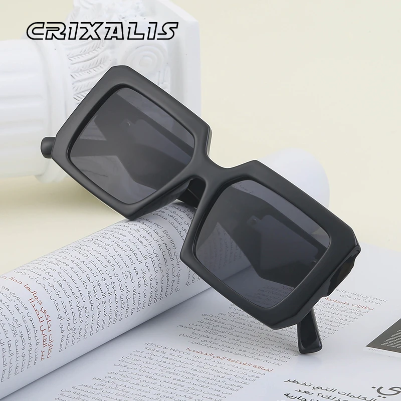 

CRIXALIS Fashion Rectangle Sunglasses Women Trends 2023 Style Sun Glasses Ladies Anti-Glare Driving Shades UV400 zonnebril dames