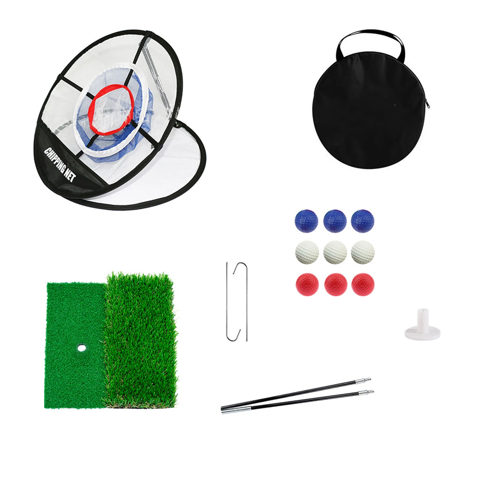 

Indoor Pop-Up Golf Ball Nets Golf High Impact Net Kit for School Training Use