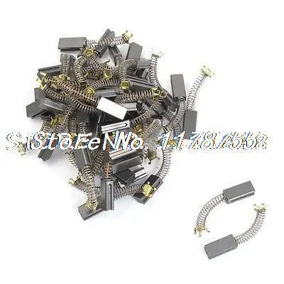 

Угольная щетка с электродвигателем 15/64x11/32x1/32 дюйма, запасная часть 50 шт.