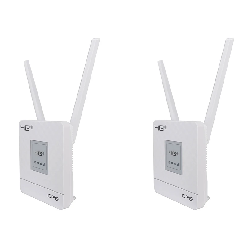 

4G CPE Wireless Router 150Mbps Wifi Modem LTE Router External Antennas With RJ45 Port And SIM Card Slot US Plug